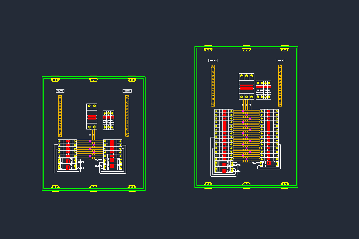 Plano eléctrico unifilar en AutoCAD